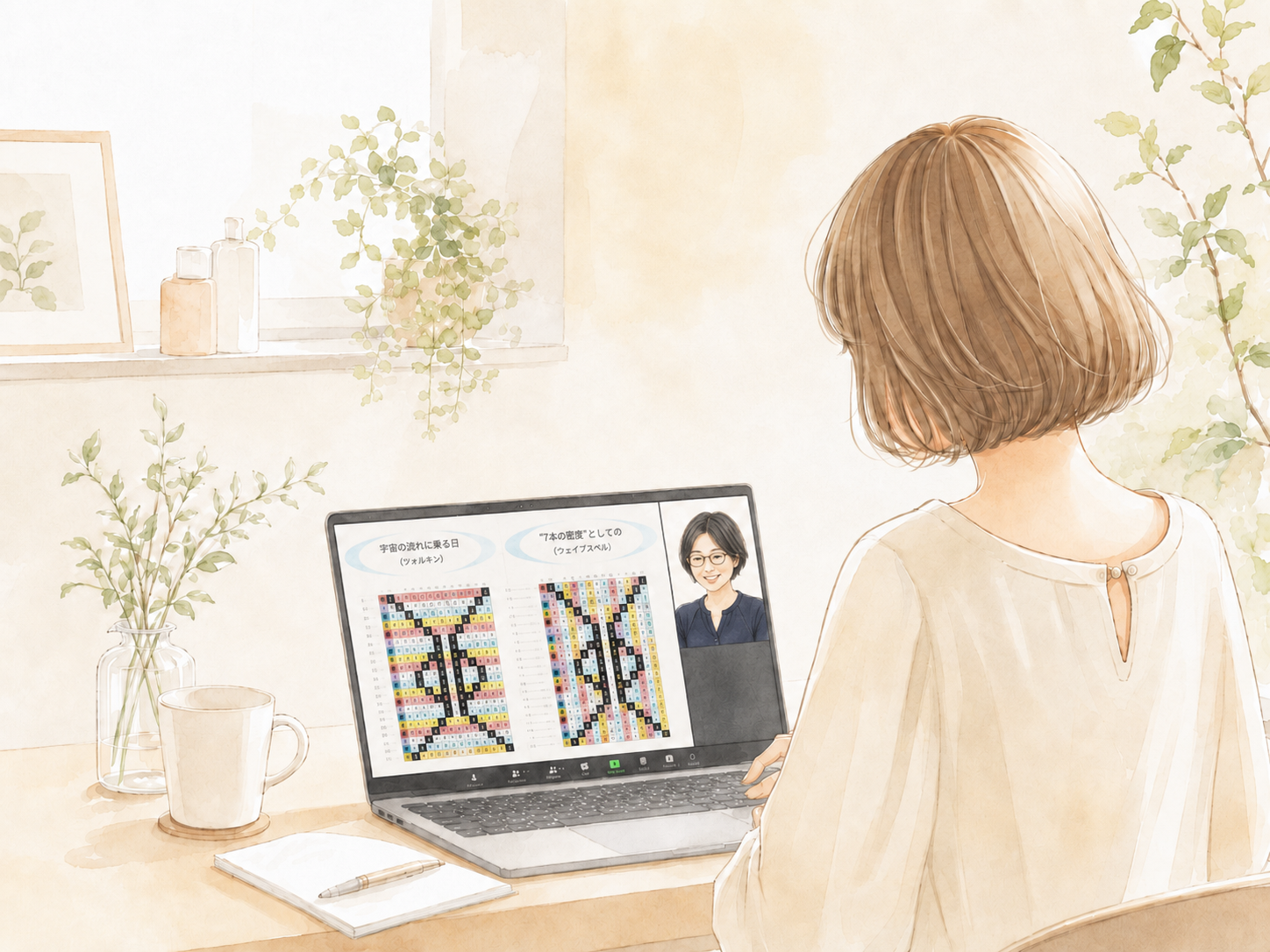 Zoom講座の様子